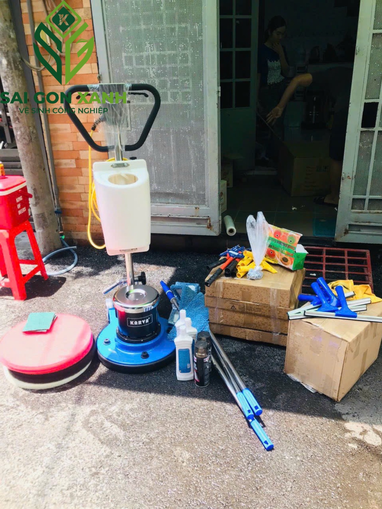 Vệ sinh mặt bằng kinh doanh